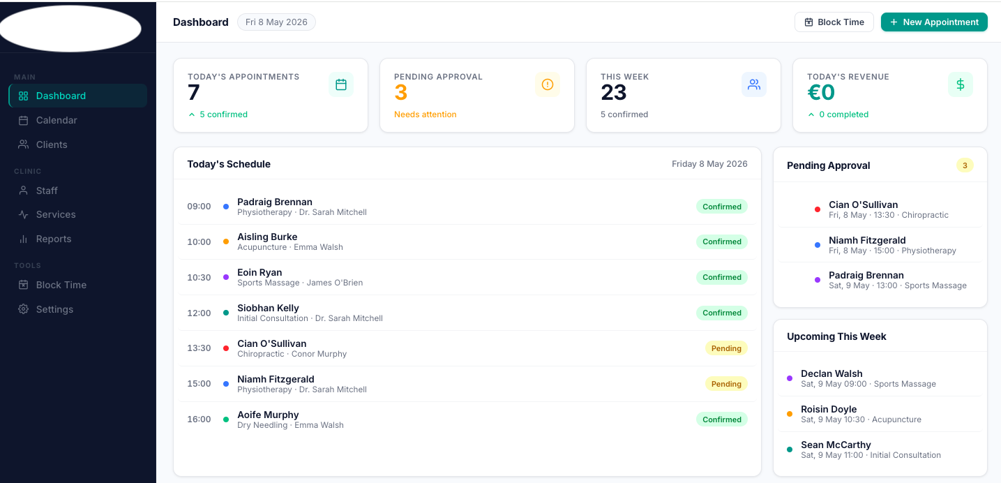 Custom business dashboard