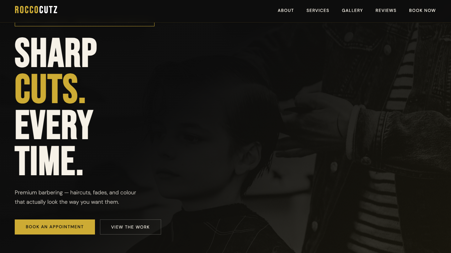 Website template preview